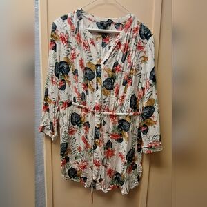 Floral Print Women's Top